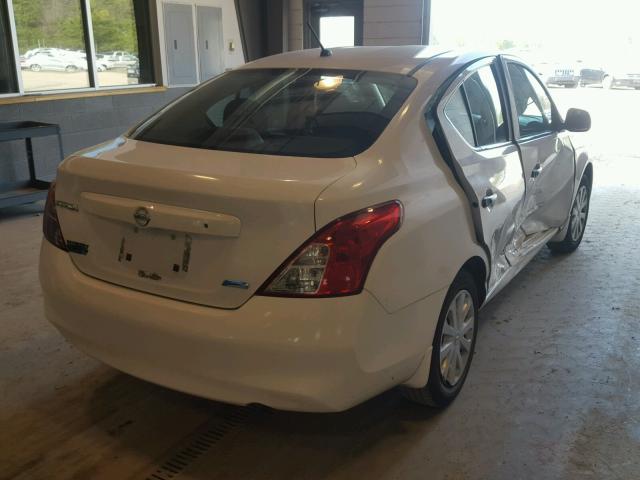 3N1CN7AP3CL848175 - 2012 NISSAN VERSA S WHITE photo 4