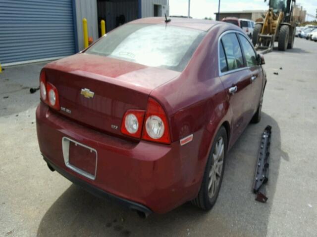 1G1ZK57728F165020 - 2008 CHEVROLET MALIBU LTZ 红色 照片 4