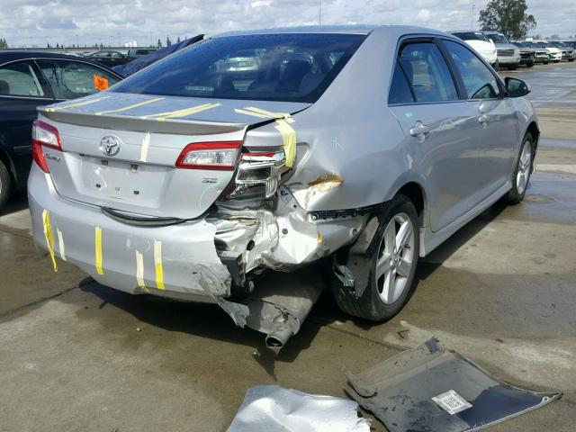 4T1BF1FKXEU396312 - 2014 TOYOTA CAMRY L SILVER photo 4