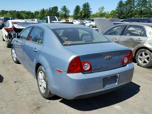 1G1ZG57B384275480 - 2008 CHEVROLET MALIBU LS BLUE photo 3