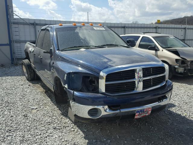 3D7ML48C76G259528 - 2006 DODGE RAM 3500 S BLUE photo 1