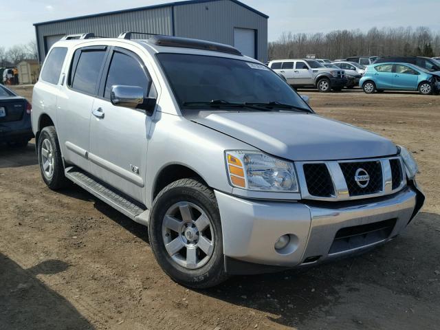 5N1BA08CX7N714439 - 2007 NISSAN ARMADA SE SILVER photo 1