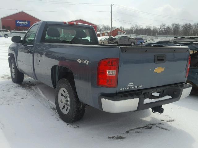 1GCNKPEA9DZ386798 - 2013 CHEVROLET SILVERADO BLUE photo 3