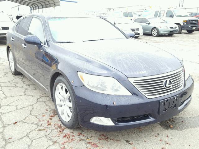 JTHBL46F675045717 - 2007 LEXUS LS 460 BLUE photo 1