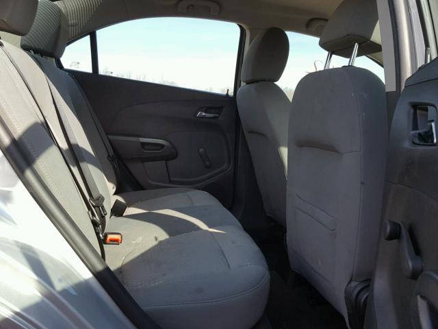 1G1JA5SH7D4132455 - 2013 CHEVROLET SONIC LS SILVER photo 6