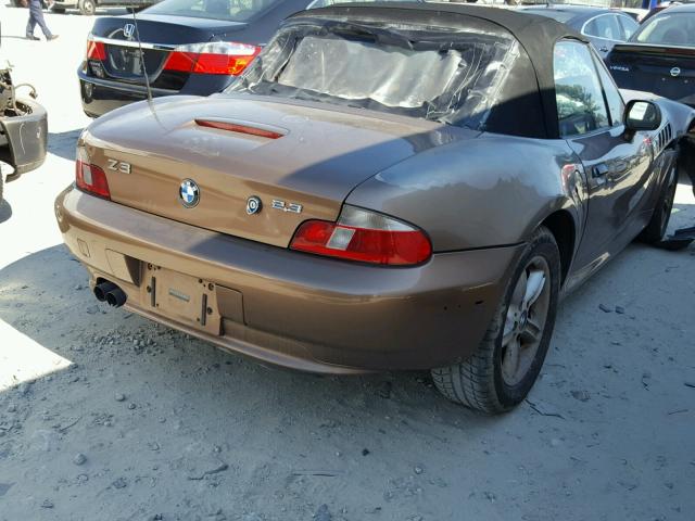 WBACH9343YLG05908 - 2000 BMW Z3 2.3 BROWN photo 4