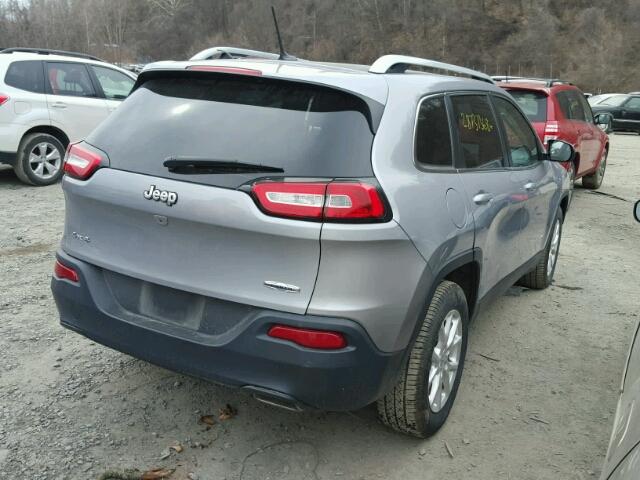 1C4PJMCS3FW625563 - 2015 JEEP CHEROKEE L GRAY photo 4