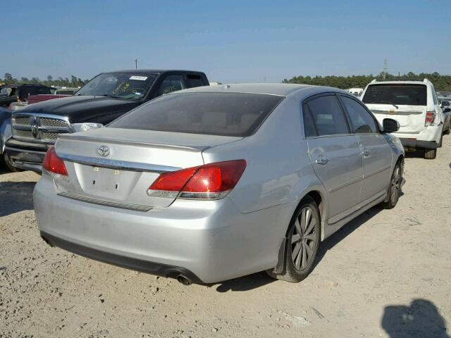 4T1BK3DB9CU459035 - 2012 TOYOTA AVALON BAS SILVER photo 4