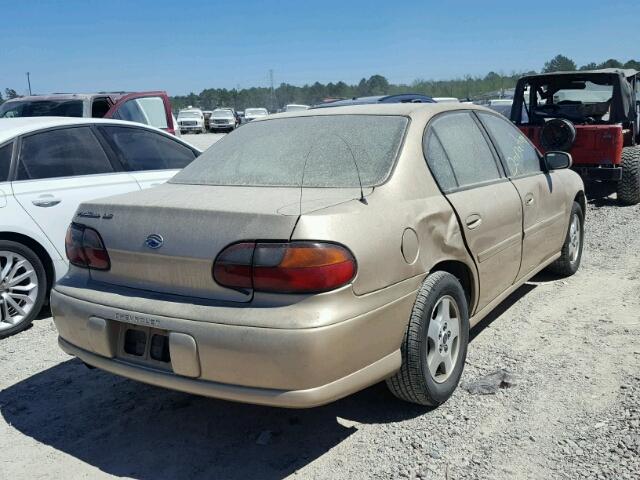 1G1NE52J93M695742 - 2003 CHEVROLET MALIBU LS BEIGE photo 4