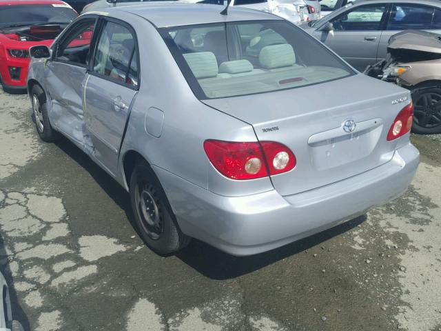 1NXBR32E77Z794910 - 2007 TOYOTA COROLLA SILVER photo 3