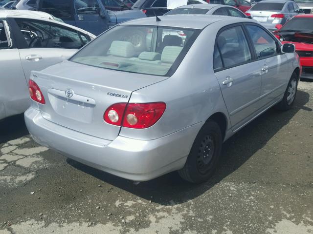 1NXBR32E77Z794910 - 2007 TOYOTA COROLLA SILVER photo 4