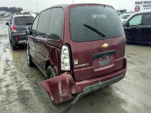 1GNDU231X9D118446 - 2009 CHEVROLET UPLANDER L 红色 照片 3
