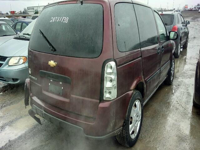 1GNDU231X9D118446 - 2009 CHEVROLET UPLANDER L 红色 照片 4