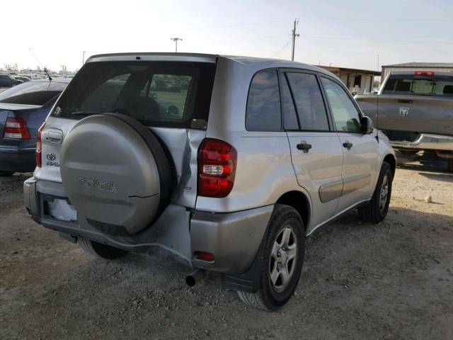 JTEGD20V950065667 - 2005 TOYOTA RAV4 SILVER photo 4