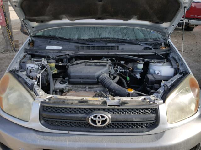 JTEGD20V950065667 - 2005 TOYOTA RAV4 SILVER photo 7