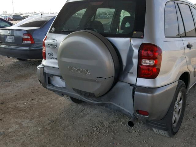 JTEGD20V950065667 - 2005 TOYOTA RAV4 SILVER photo 9