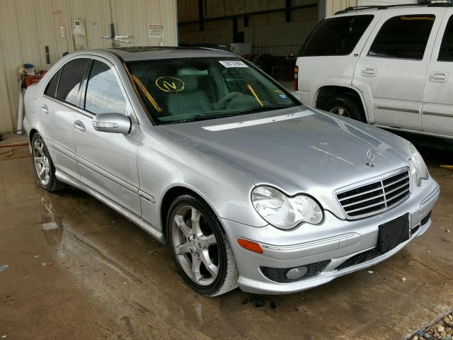 WDBRF52H17F918464 - 2007 MERCEDES-BENZ C 230 SILVER photo 1