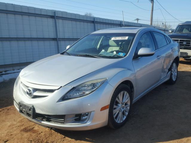 1YVHZ8CH5A5M37161 - 2010 MAZDA 6 I SILVER photo 2