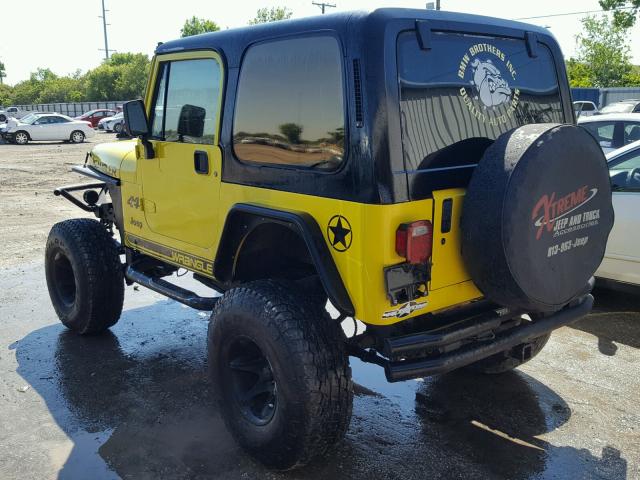 2J4FY19P3NJ502872 - 1992 JEEP WRANGLER / YELLOW photo 3