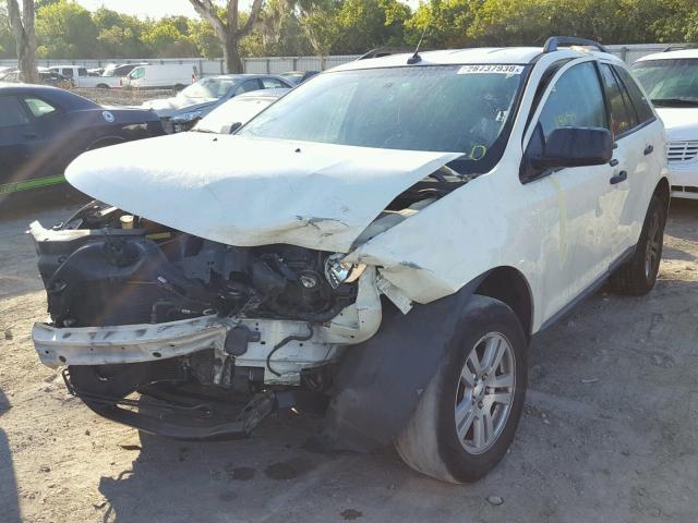 2FMDK36C08BB16870 - 2008 FORD EDGE SE WHITE photo 2