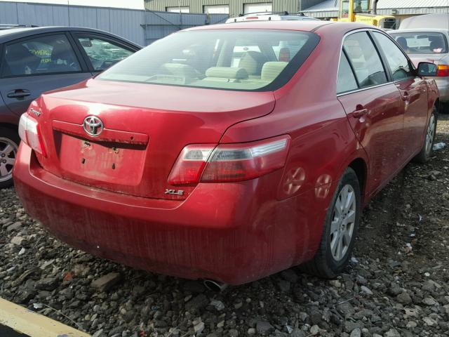 4T1BE46K67U055576 - 2007 TOYOTA CAMRY NEW RED photo 4