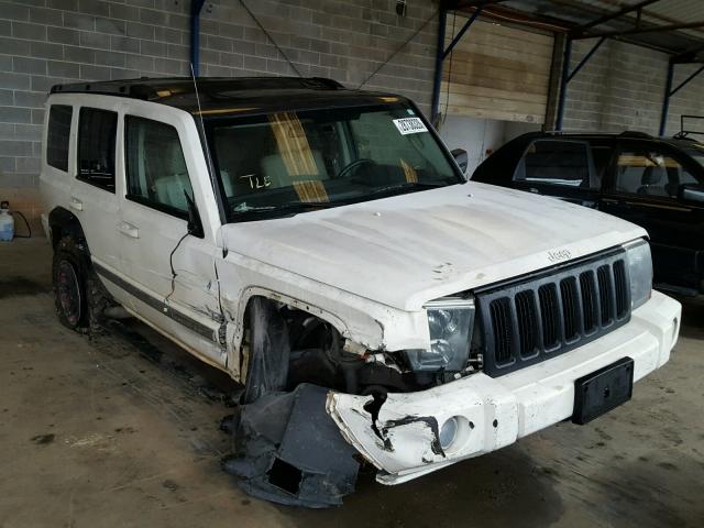 1J8HH58296C226682 - 2006 JEEP COMMANDER WHITE photo 1