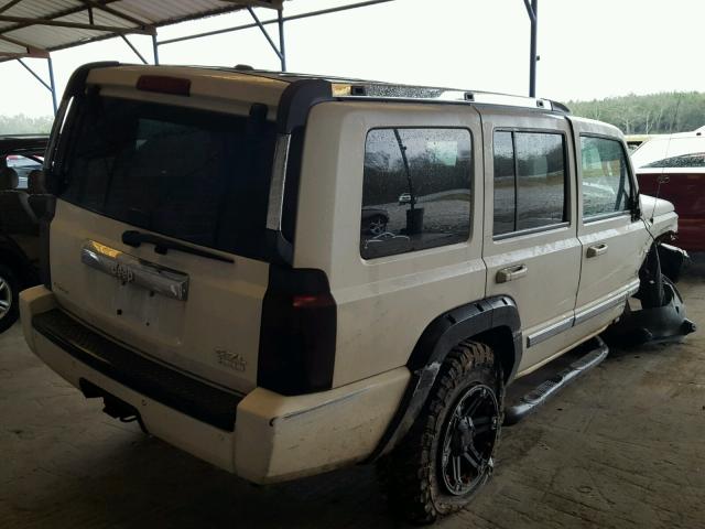 1J8HH58296C226682 - 2006 JEEP COMMANDER WHITE photo 4
