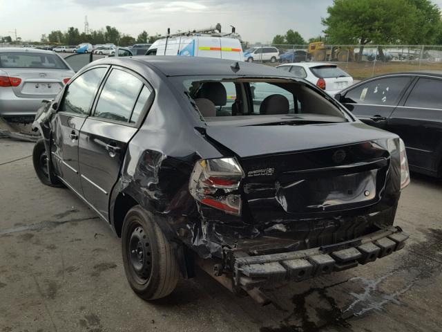 3N1AB61E89L650516 - 2009 NISSAN SENTRA 2.0 BLACK photo 3