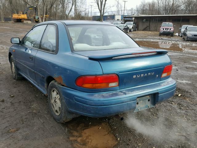 JF1GM6356SH412558 - 1995 SUBARU IMPREZA L BLUE photo 3