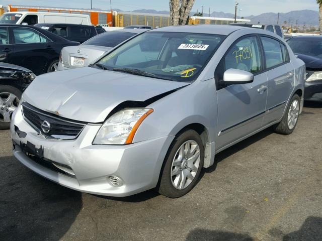 3N1AB6AP9CL735650 - 2012 NISSAN SENTRA 2.0 SILVER photo 2