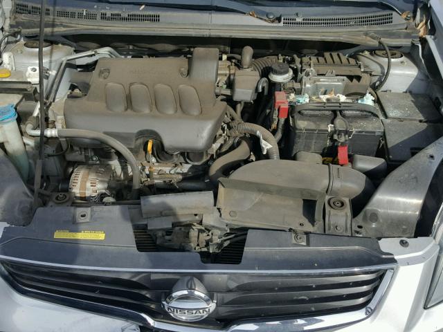 3N1AB6AP9CL735650 - 2012 NISSAN SENTRA 2.0 SILVER photo 7