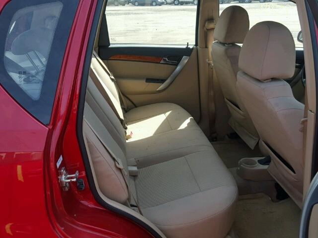 KL1TD66EX9B609497 - 2009 CHEVROLET AVEO LS RED photo 6