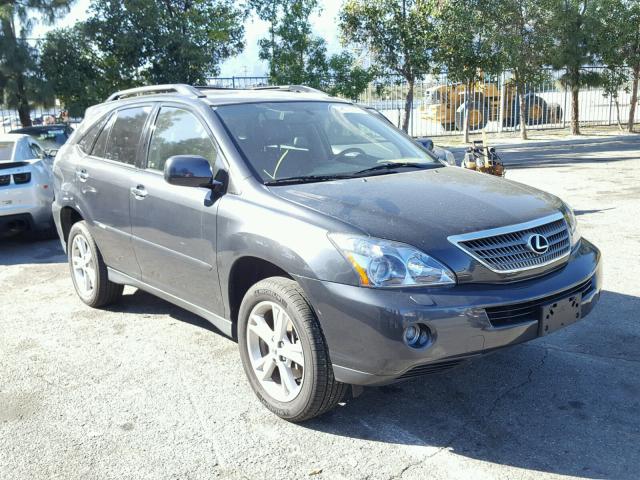 JTJHW31U082069983 - 2008 LEXUS RX 400H CHARCOAL photo 1