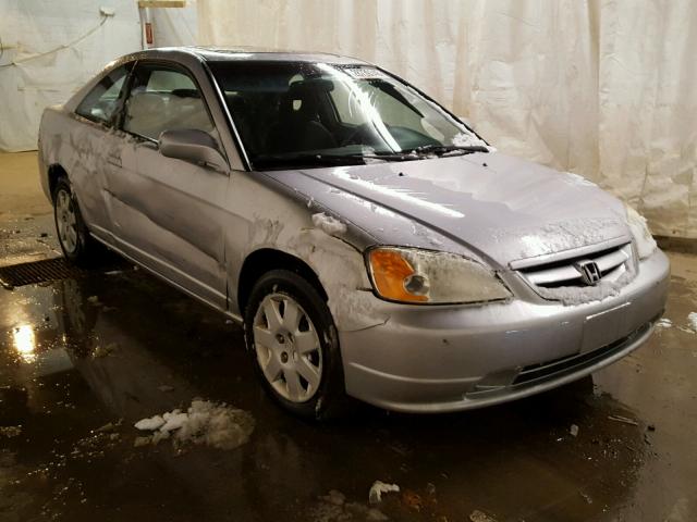 1HGEM21962L002521 - 2002 HONDA CIVIC EX ვერცხლისფერი ფოტო 1
