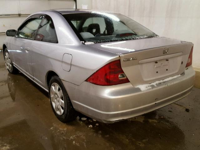 1HGEM21962L002521 - 2002 HONDA CIVIC EX ვერცხლისფერი ფოტო 3