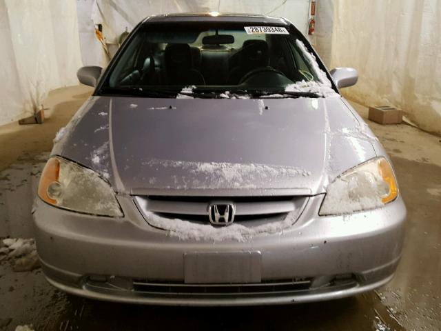 1HGEM21962L002521 - 2002 HONDA CIVIC EX ვერცხლისფერი ფოტო 7