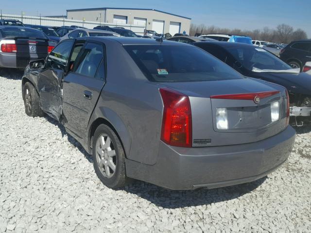 1G6DM57T860182979 - 2006 CADILLAC CTS CHARCOAL photo 3