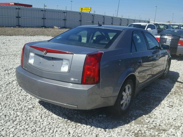 1G6DM57T860182979 - 2006 CADILLAC CTS CHARCOAL photo 4