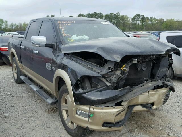 1C6RD6PT4CS133312 - 2012 DODGE RAM 1500 L BLACK photo 1