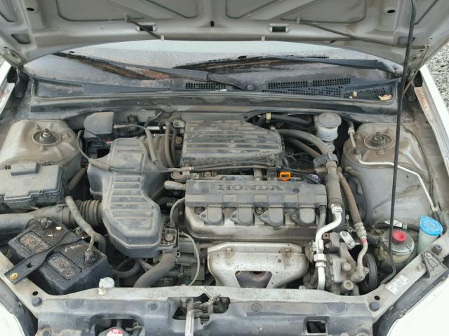 2HGES16521H618704 - 2001 HONDA CIVIC LX SILVER photo 7