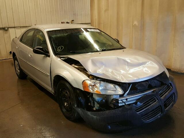 1B3EJ46X71N665983 - 2001 DODGE STRATUS SE SILVER photo 1