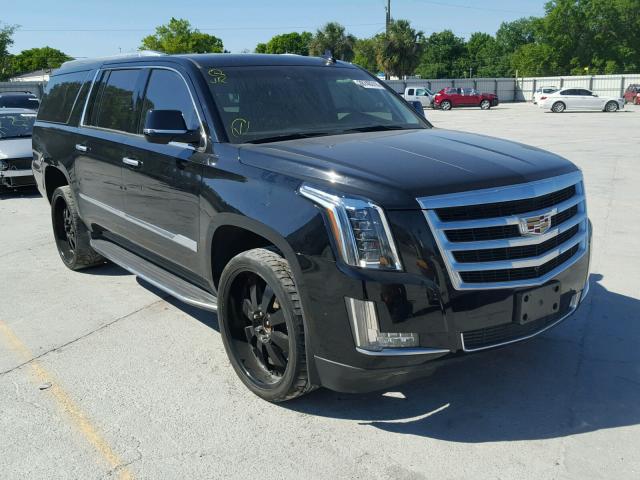 1GYS3HKJ3GR415088 - 2016 CADILLAC ESCALADE E BLACK photo 1