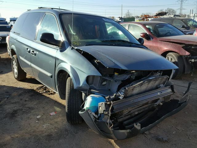 2A4GP54L66R795740 - 2006 CHRYSLER TOWN & COU BLUE photo 1