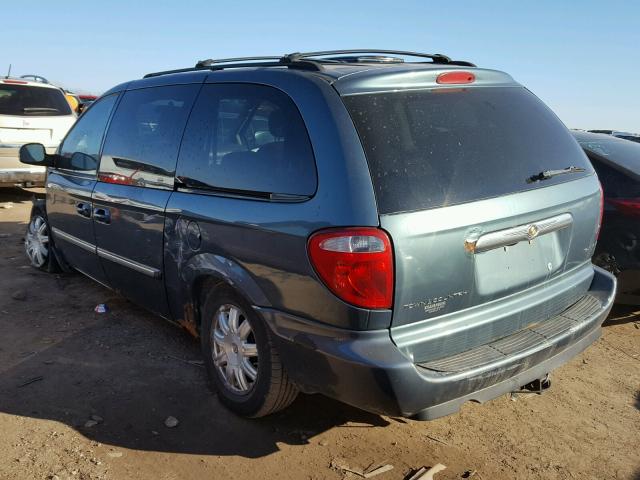 2A4GP54L66R795740 - 2006 CHRYSLER TOWN & COU BLUE photo 3