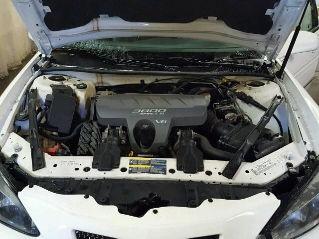 2G2WS522151153034 - 2005 PONTIAC GRAND PRIX WHITE photo 7