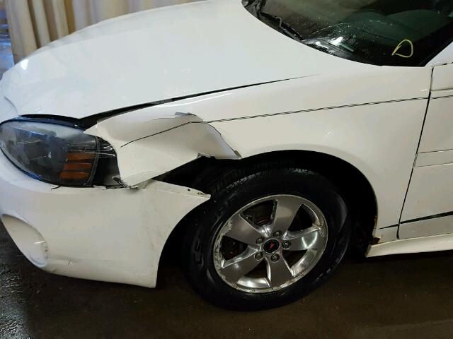 2G2WS522151153034 - 2005 PONTIAC GRAND PRIX WHITE photo 9