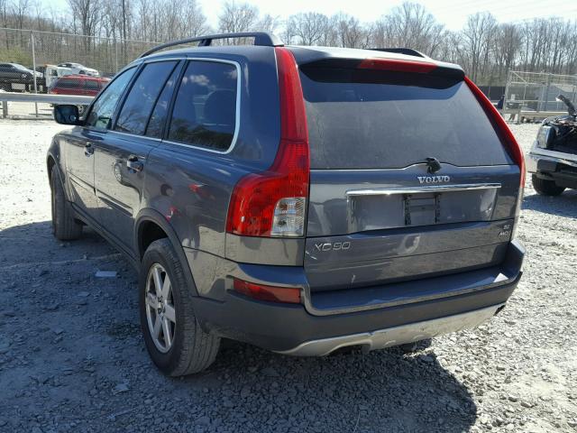 YV4CZ982771402662 - 2007 VOLVO XC90 3.2 GRAY photo 3