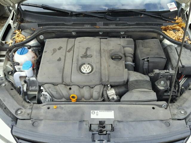 3VWDX7AJXBM398814 - 2011 VOLKSWAGEN JETTA SE SILVER photo 7