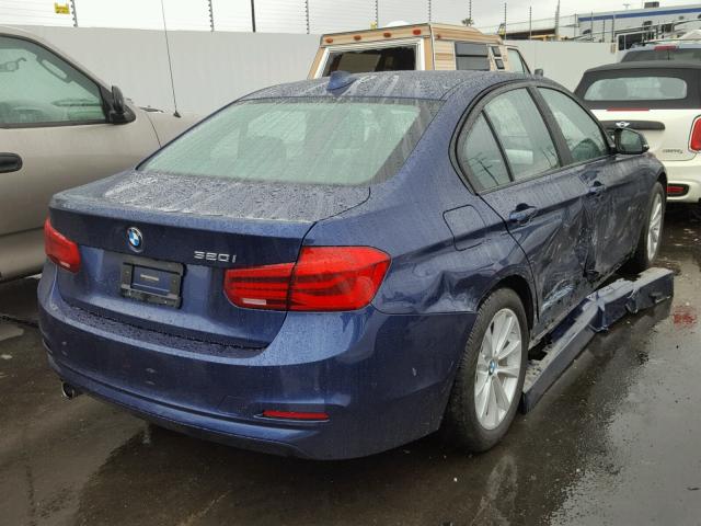 WBA8E1G51GNU11462 - 2016 BMW 320 I BLUE photo 4