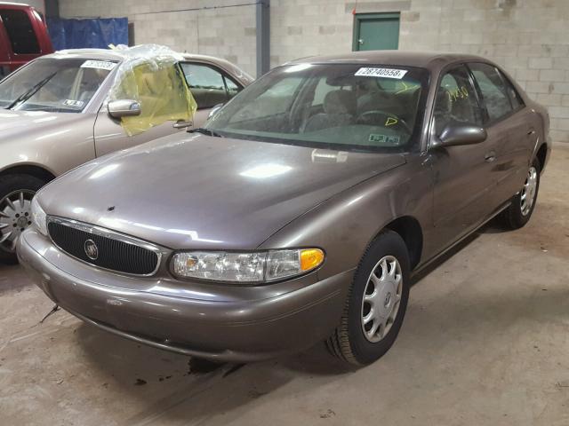 2G4WS52JX31292414 - 2003 BUICK CENTURY CU BROWN photo 2